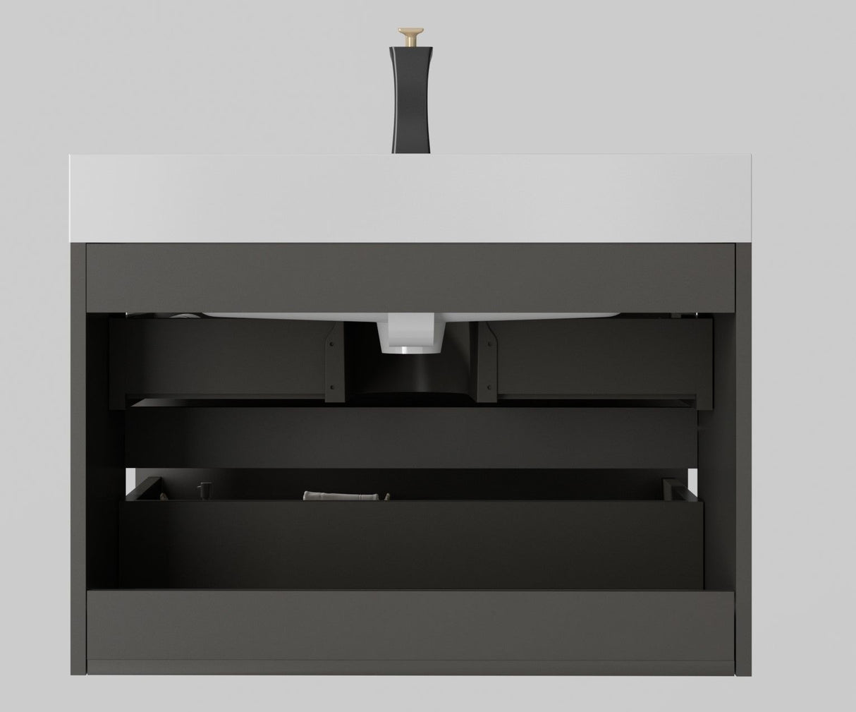Alice - Bathroom Vanity With Sink, Wall Mounted, Floating