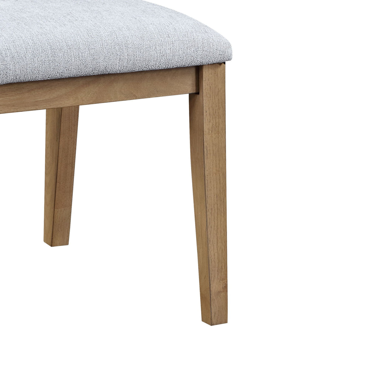 Delphine - Linen Fabric 19" Dining Chair (Set of 2) - Gray - Chair Sets - Alpine Outlets
