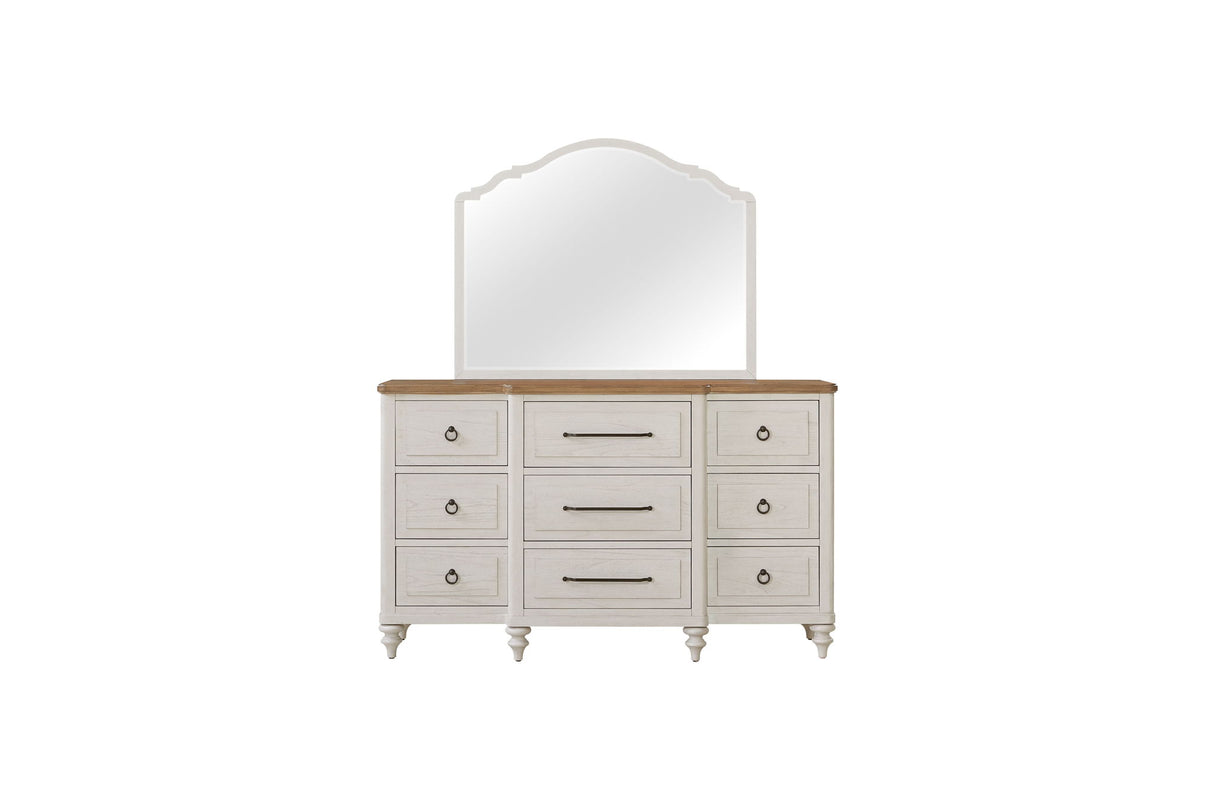 Citrus Heights - Shaped Mirror - Cement