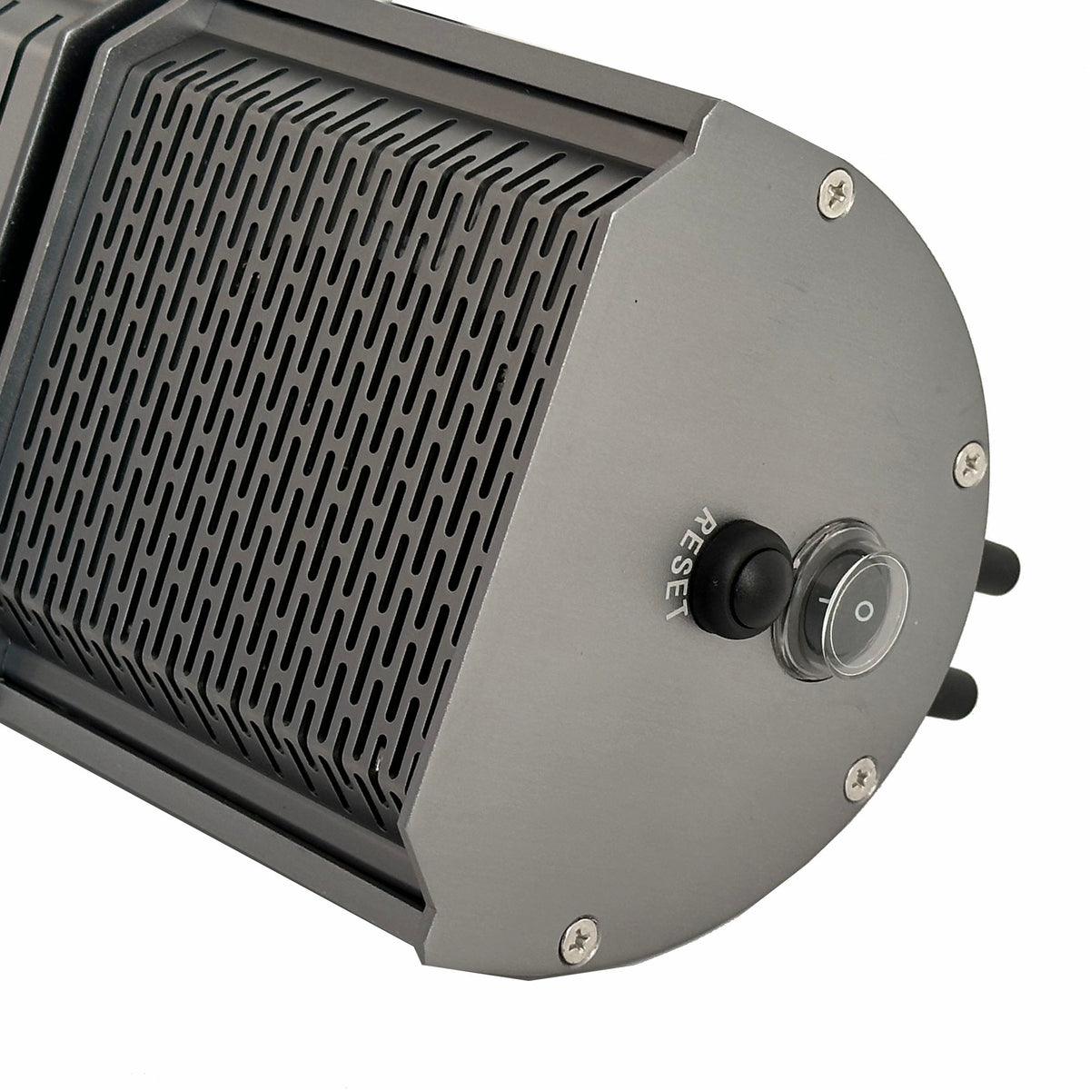 Smart Electric Heater With Bluetooth Speakers, Gunmetal Gray