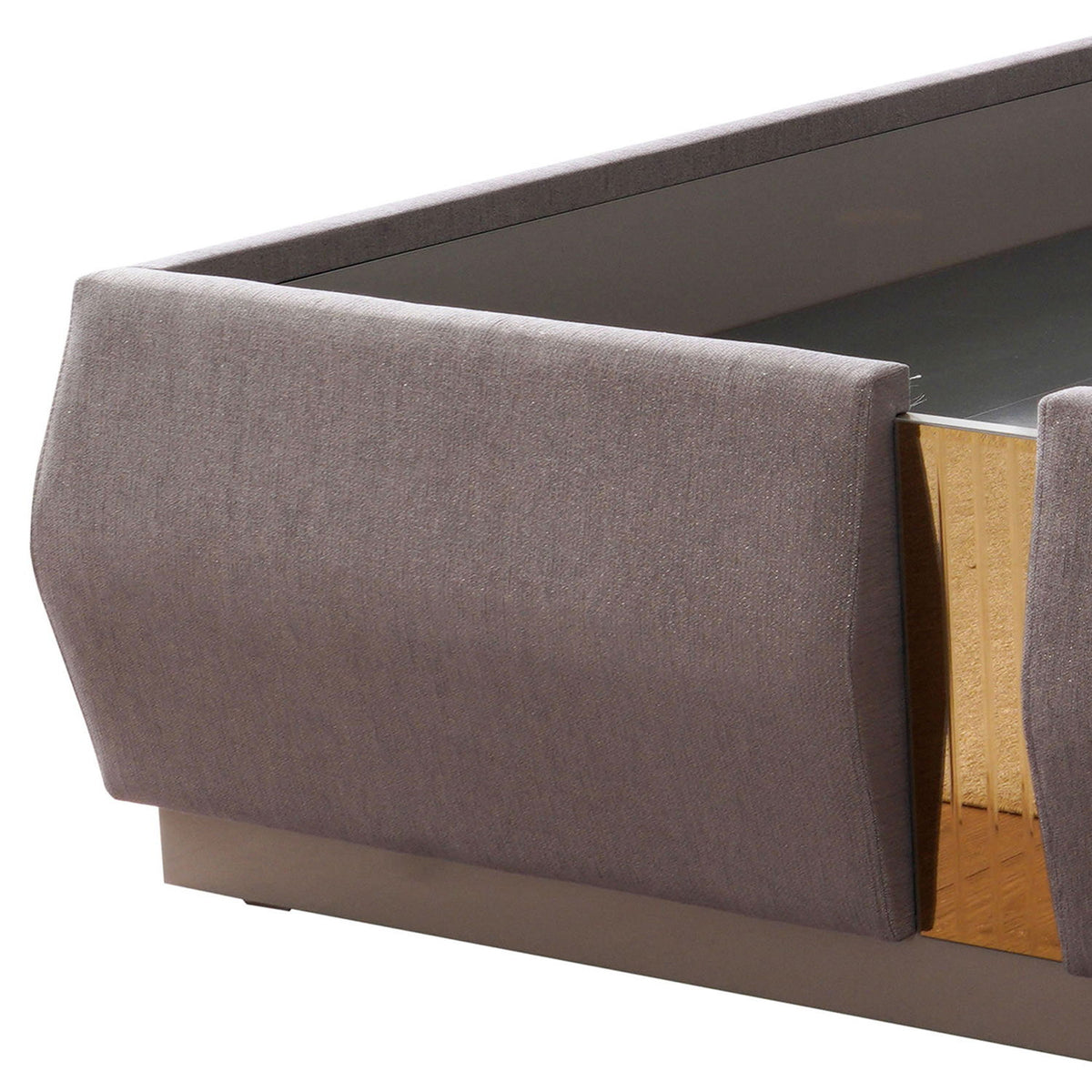 Lorenzo - King Size Tufted Upholstered Bed - Gray