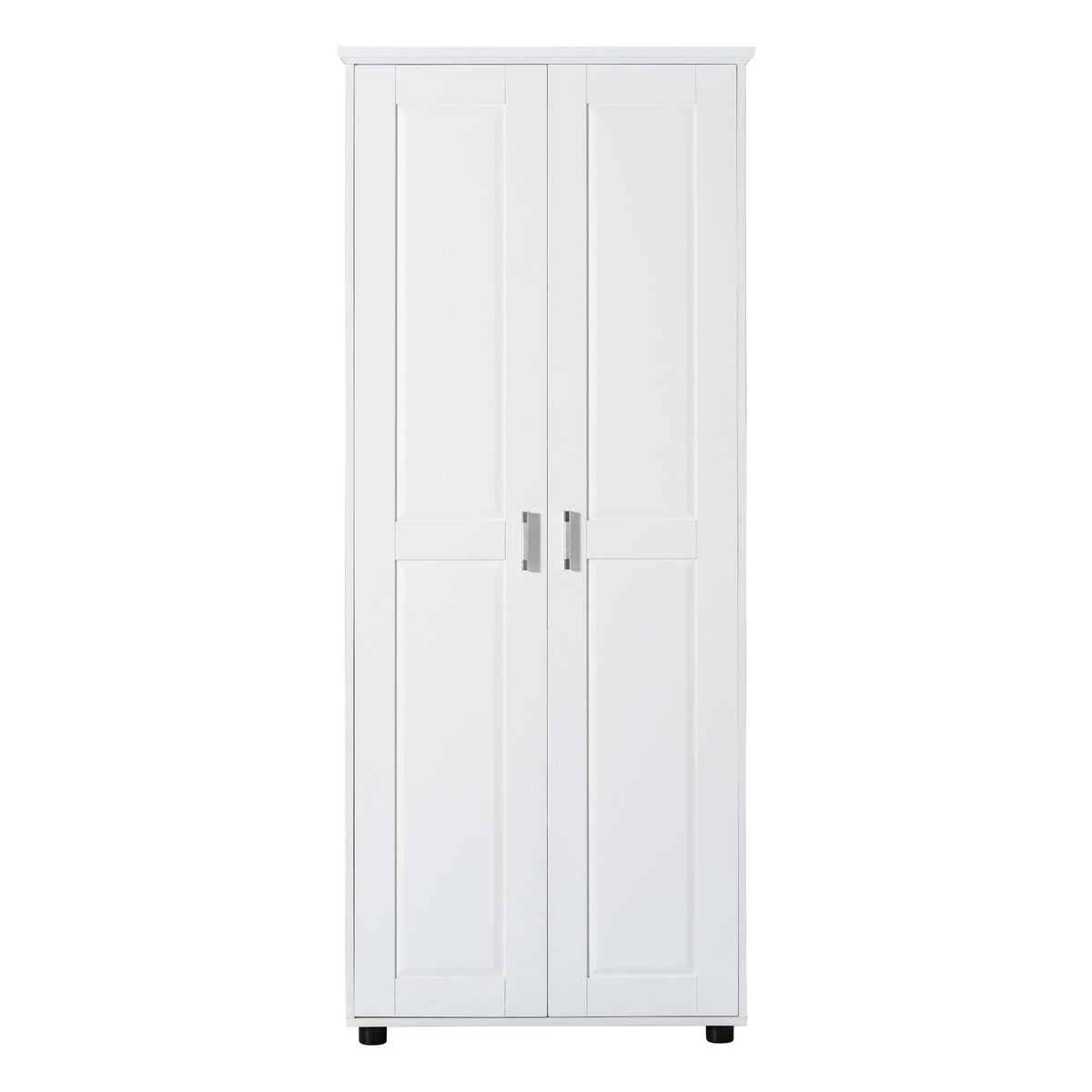 Storage Cabinet With Adjustable Shelves, 2 Doors, Rectangle Design For Bathroom