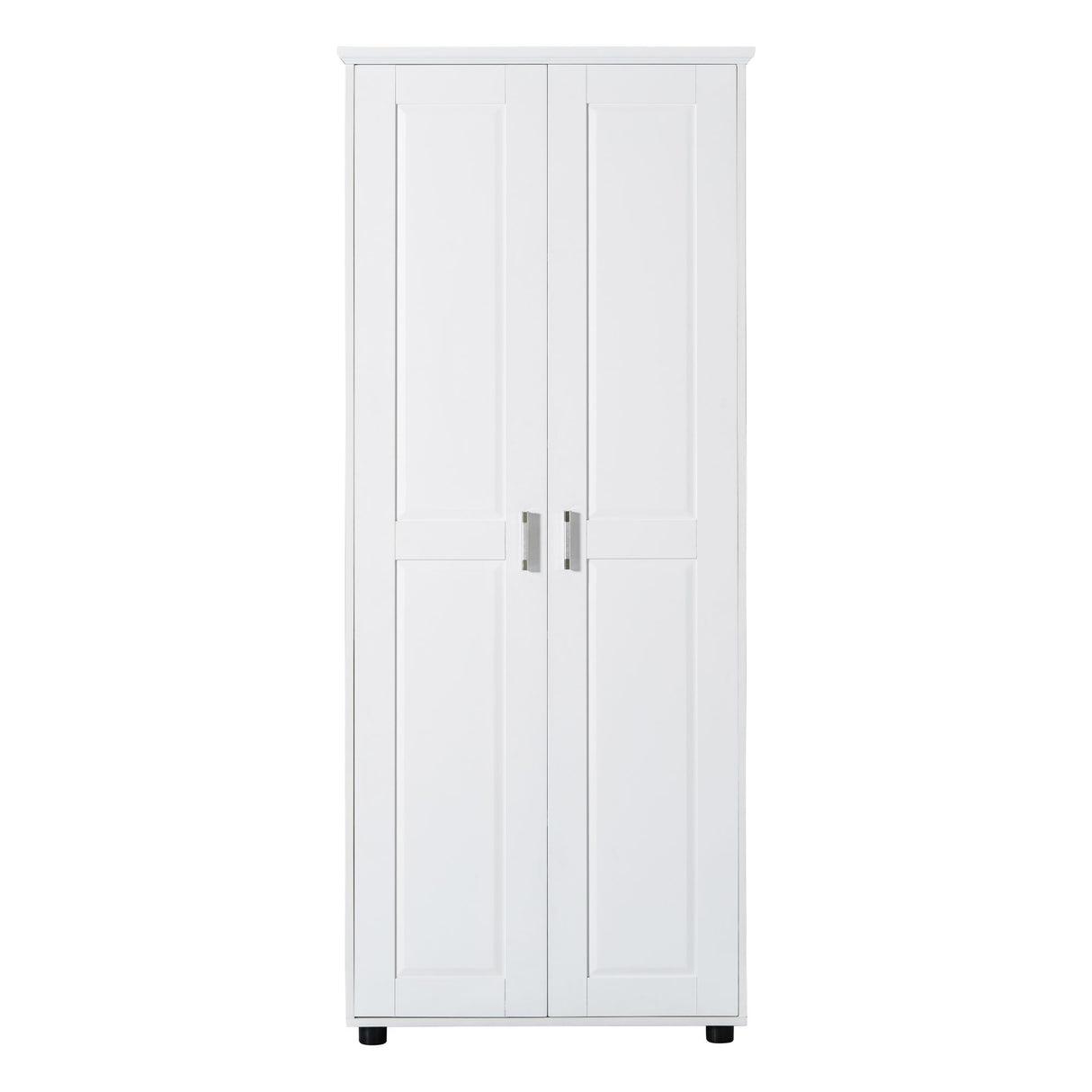 Storage Cabinet With Adjustable Shelves, 2 Doors, Rectangle Design For Bathroom