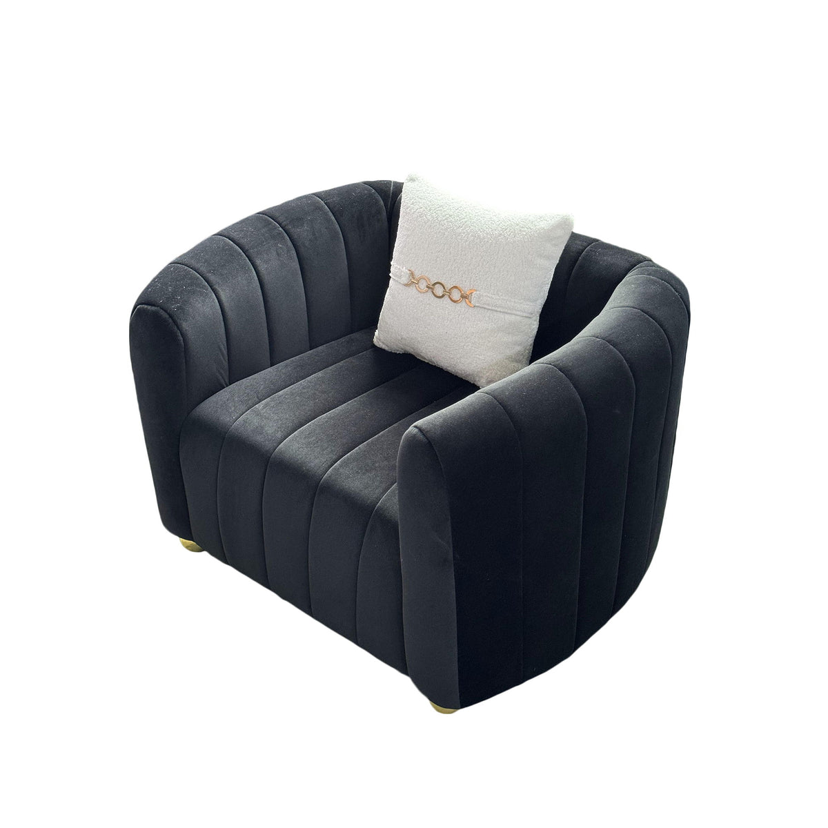 Single Sof, High Resilience Foam - Black