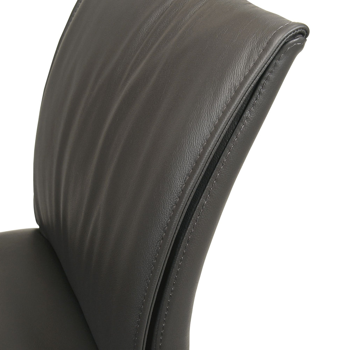 Velena - Full Back Top Grain Leather Upholstered Wood Dining Chairs (Set of 2) - Cola