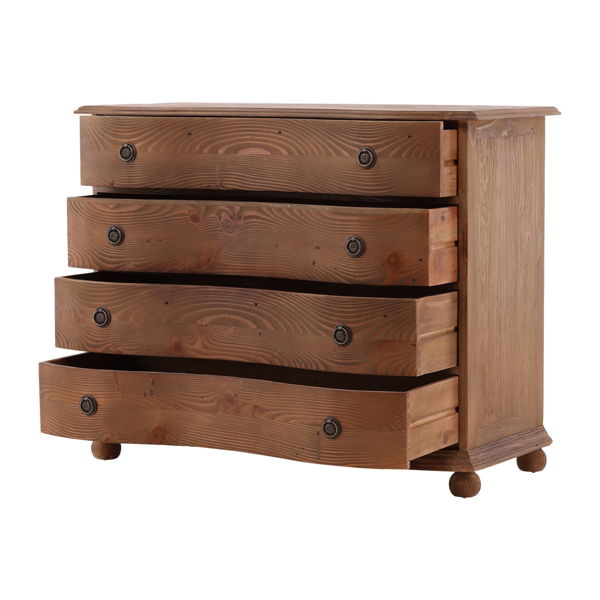 Bowfront - Pine Chest