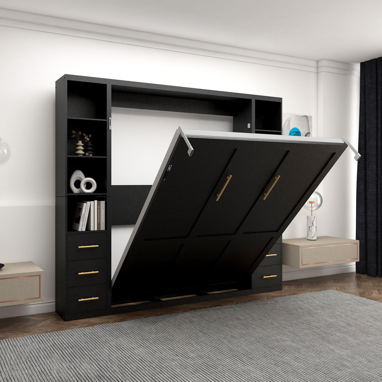 Multifunctional Vertical Murphy Wall Bed