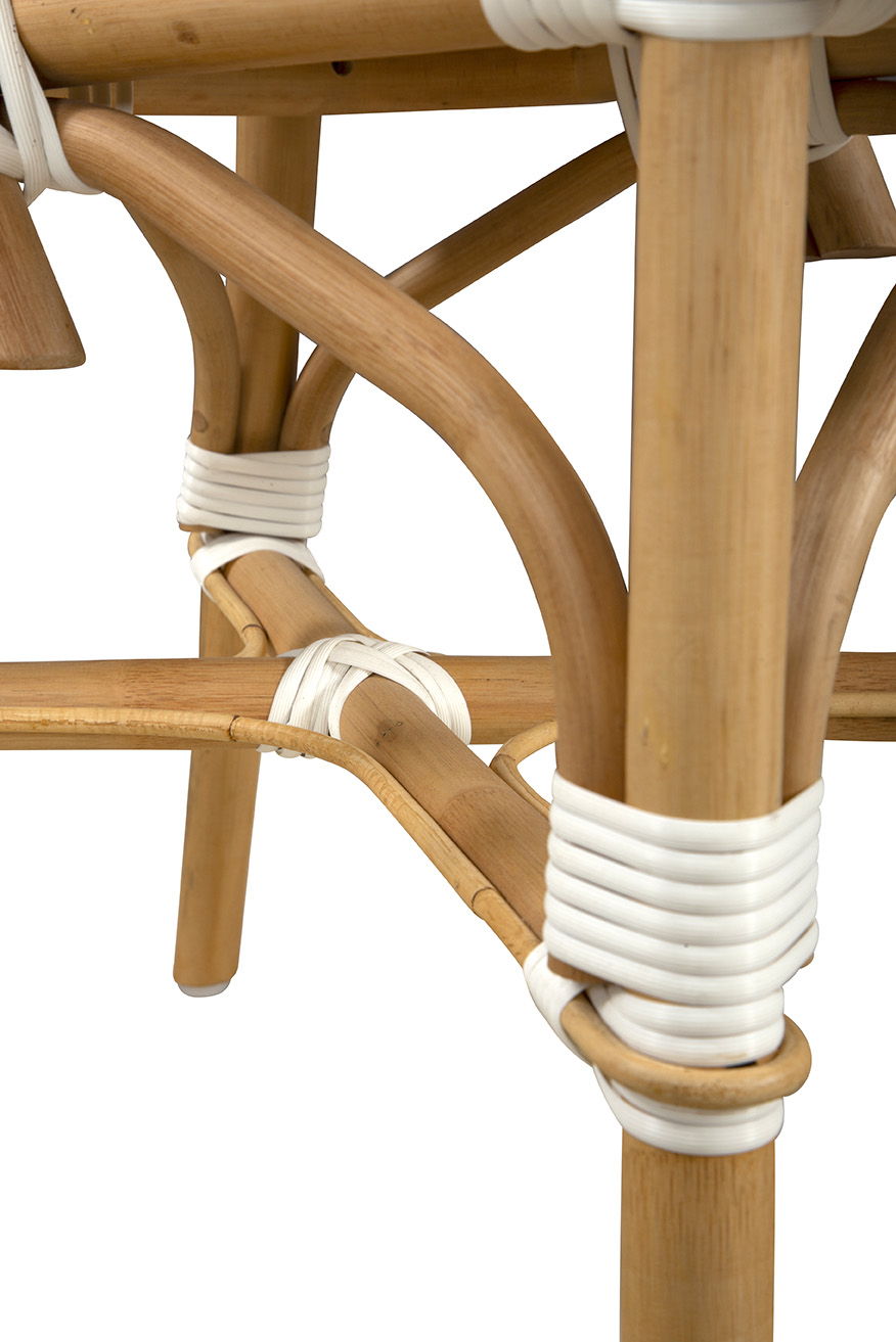 Jade - Side Chair (Set of 2) - White / Light Brown