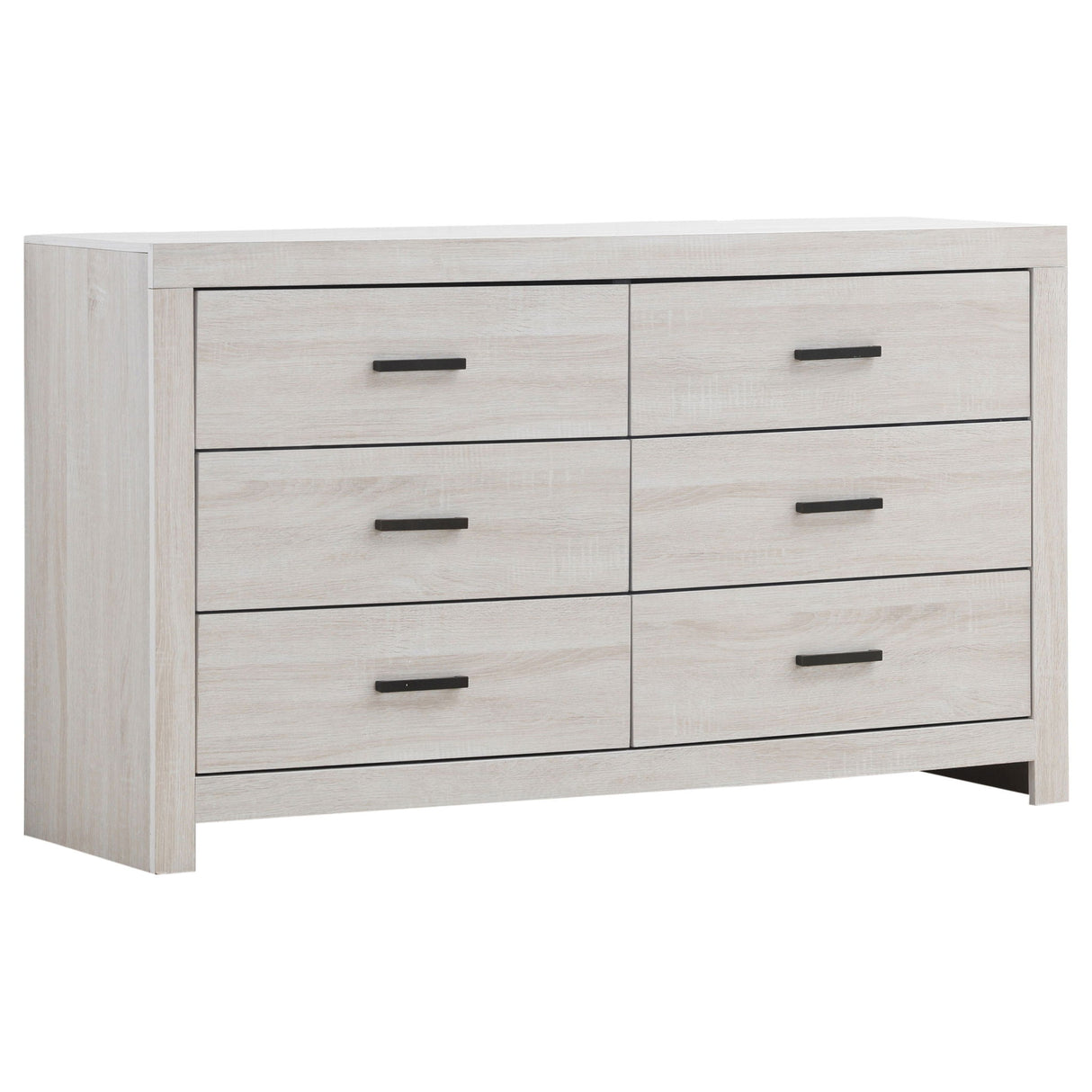 Geary - 4 Piece King Panel Bedroom Set With 2 Nightstands And Dresser - White