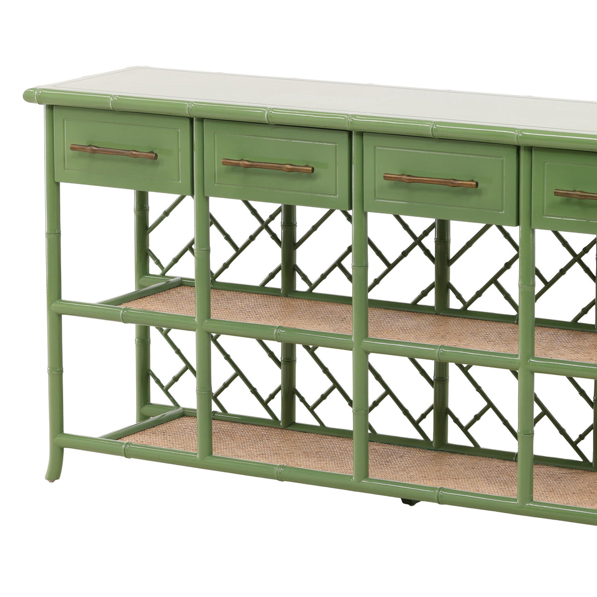 Trellis - Bamboo Sideboard - Green