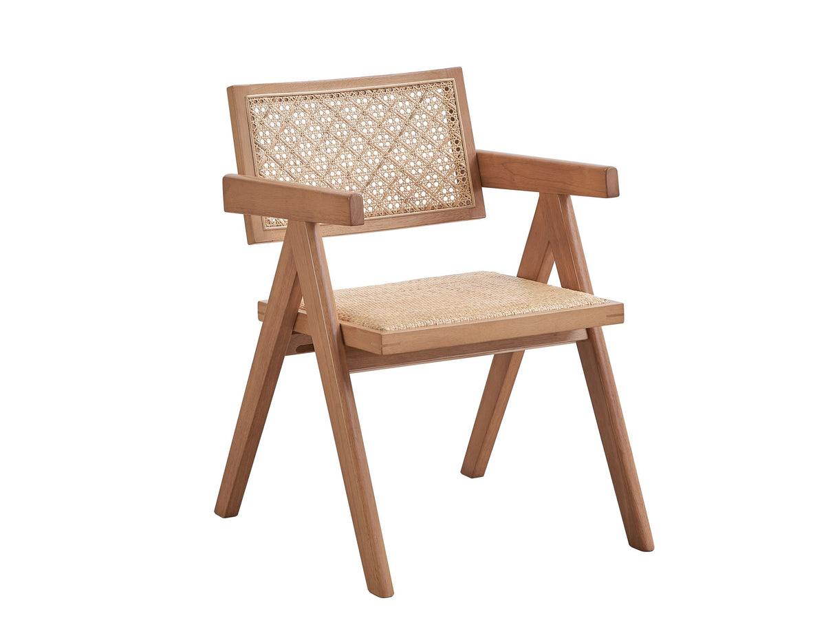 Velentina - Rattan Arm Chair (Set of 2) - Natural - Chair Sets - Alpine Outlets
