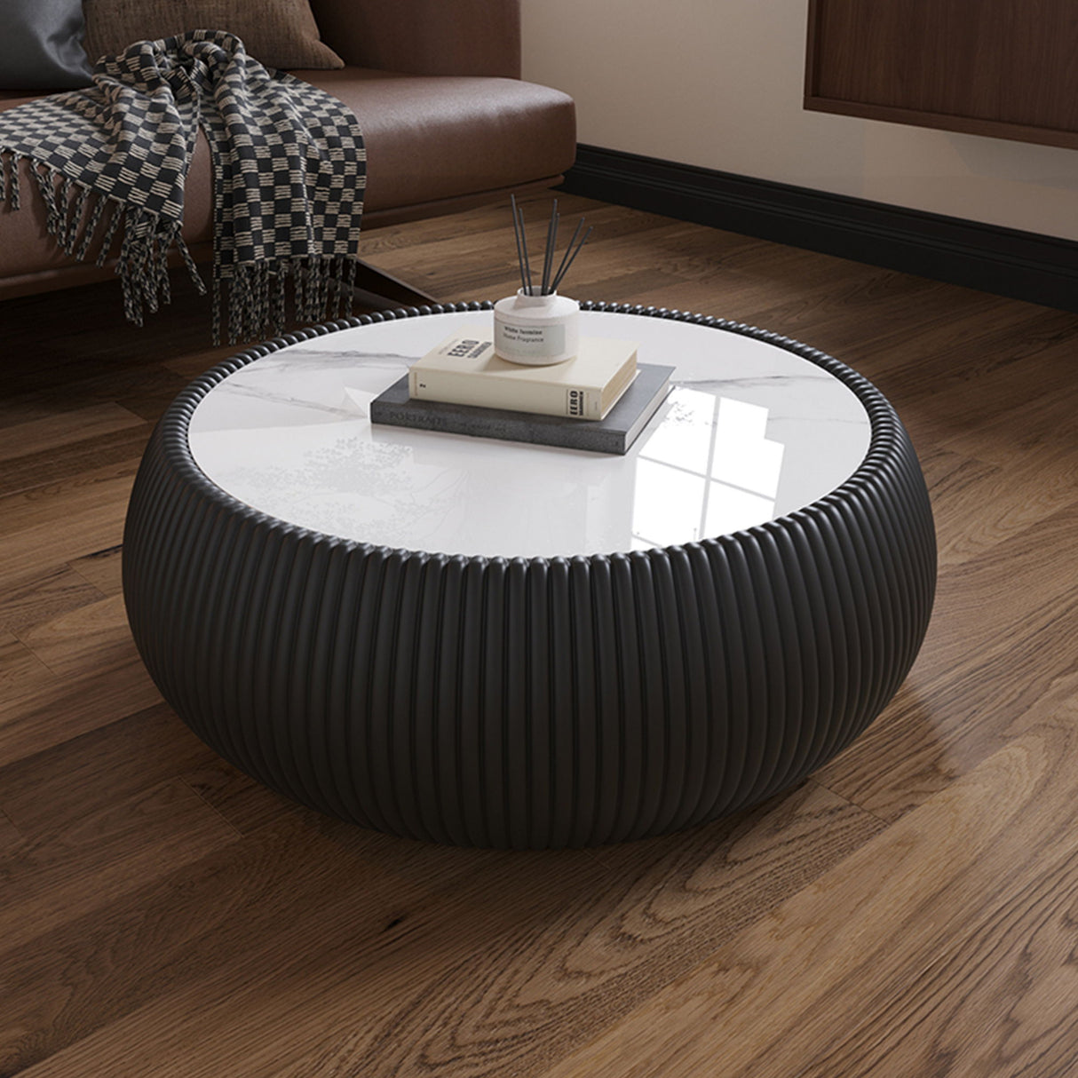 Drum Shaped Coffee Table