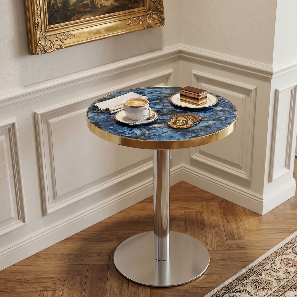 Elegant Modern Round Bistro Table
