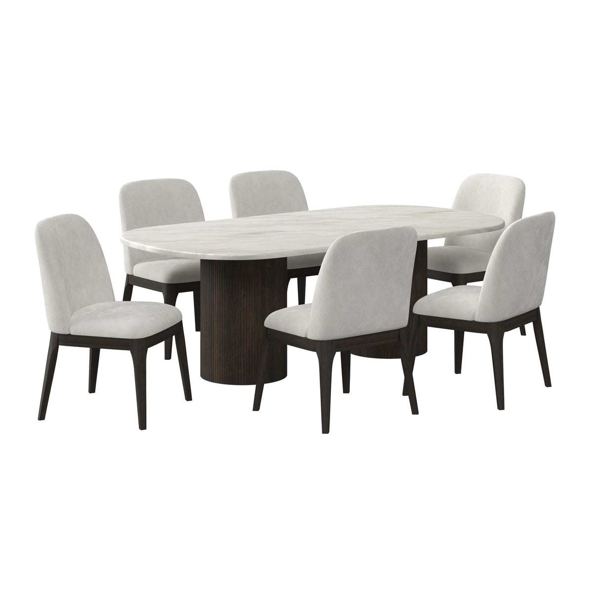 Sylvie - Standard Height Dining Set, Oval Table