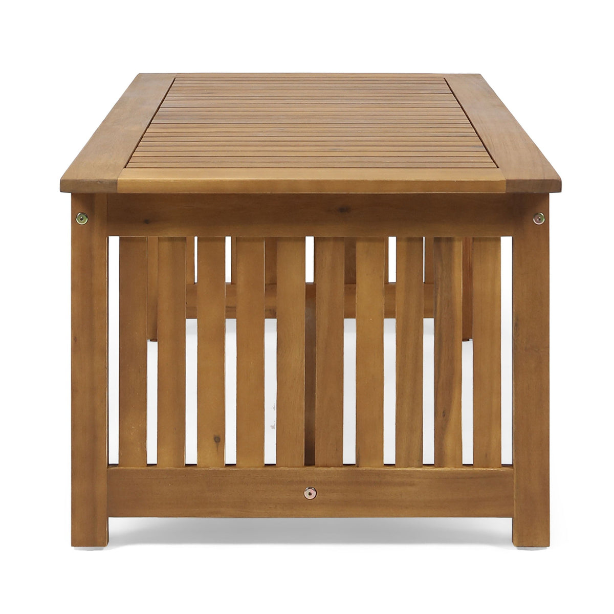 Acacia Wood Rectangular Patio Coffee Table For Outside