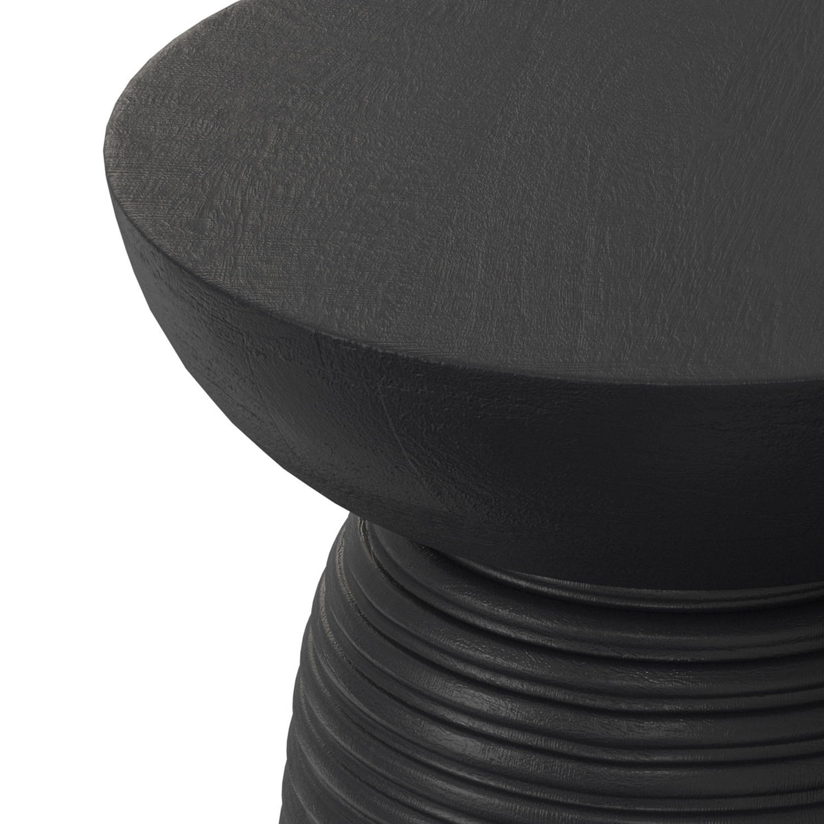 Boyd - Ribbed Accent Table - Black
