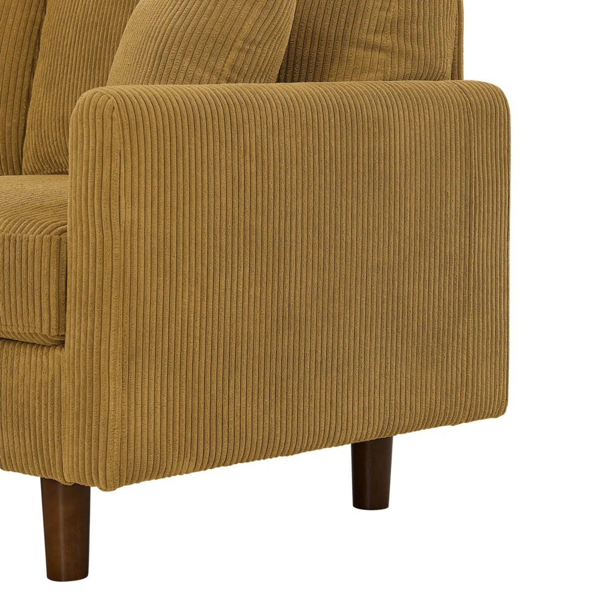 Upholstered Sectional With Toss Pillows