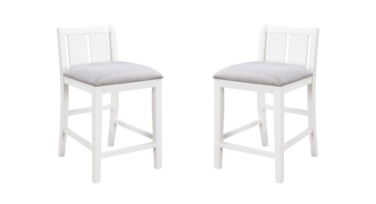 Graham - 20" Upholstered Seat Counter Height Chair (Set of 2) - Chair Sets - Alpine Outlets