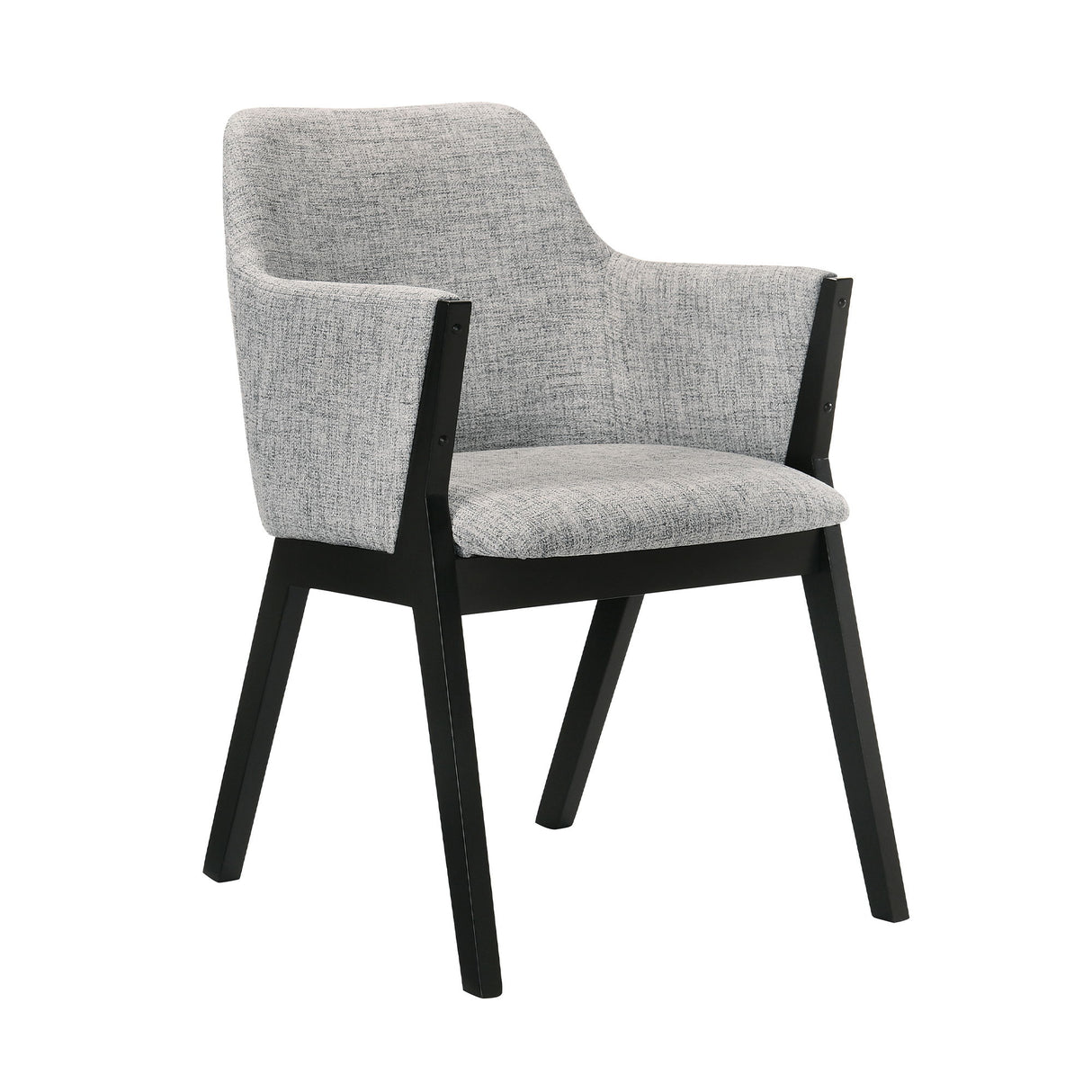 Arcadia And Renzo - Round 5 Piece Dining Set - Black