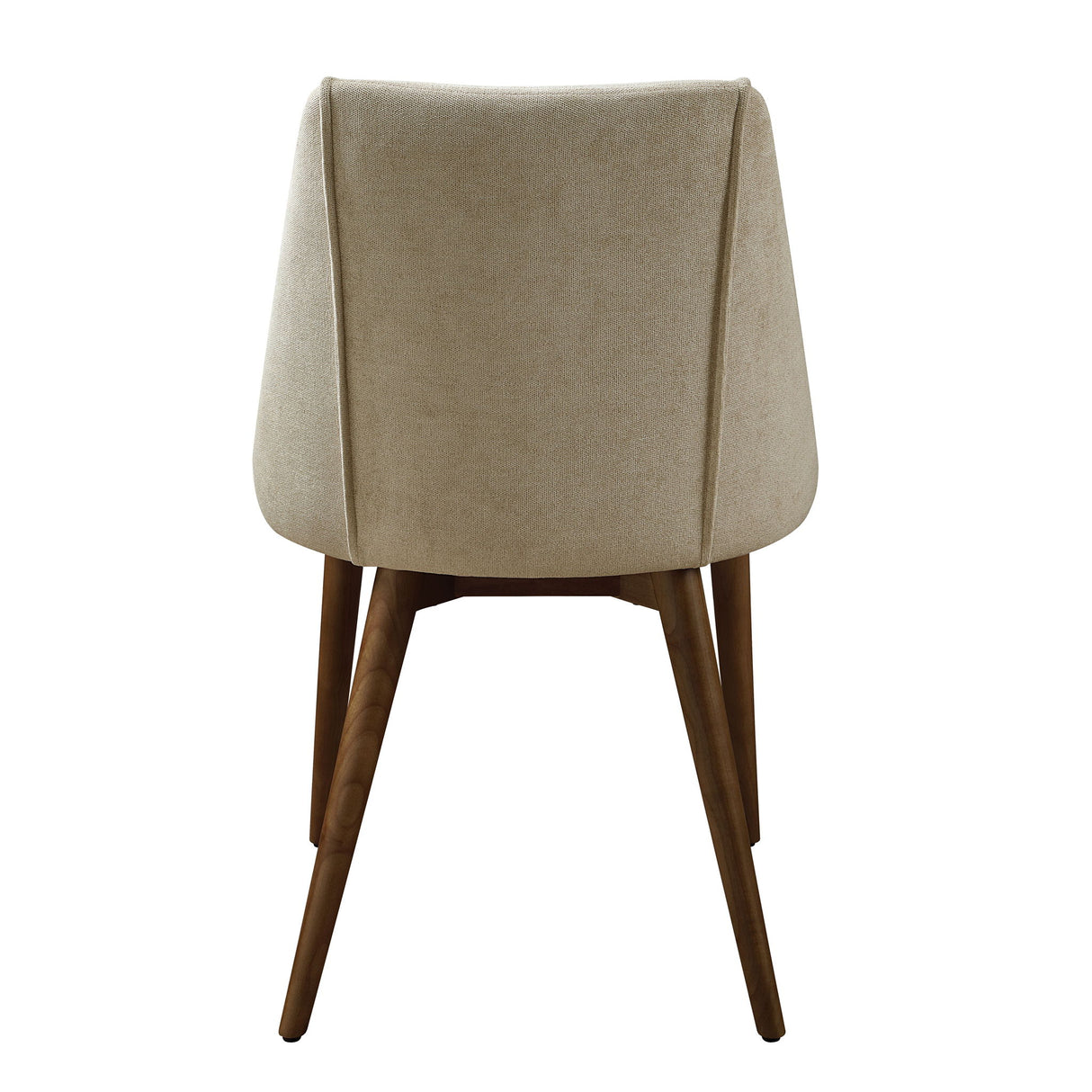 Willene - Polished Microfiber Side Chair (Set of 2) - Beige - Chair Sets - Alpine Outlets