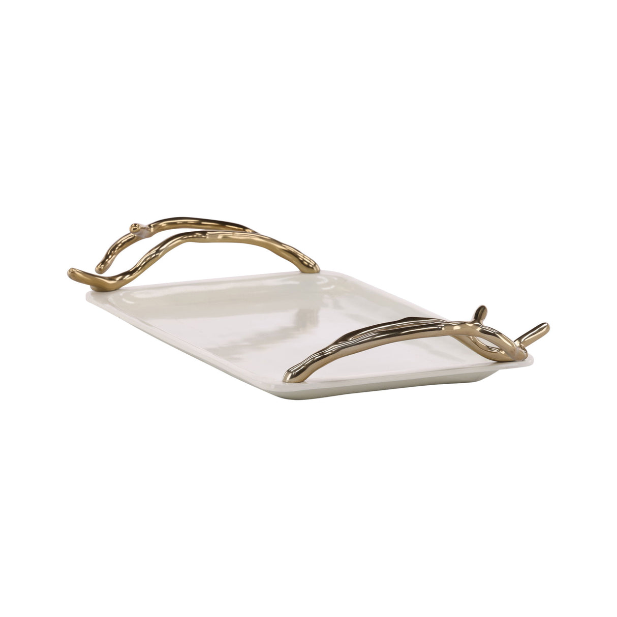 Baldwin - Tray - Beige / Gold