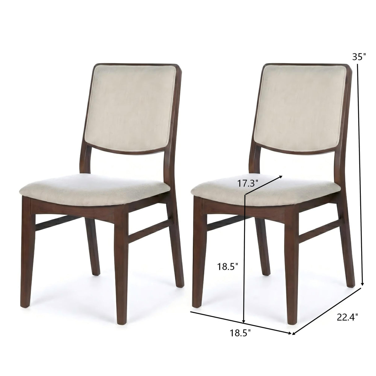 Skylar - Dining Chair (Set of 2) - Beige