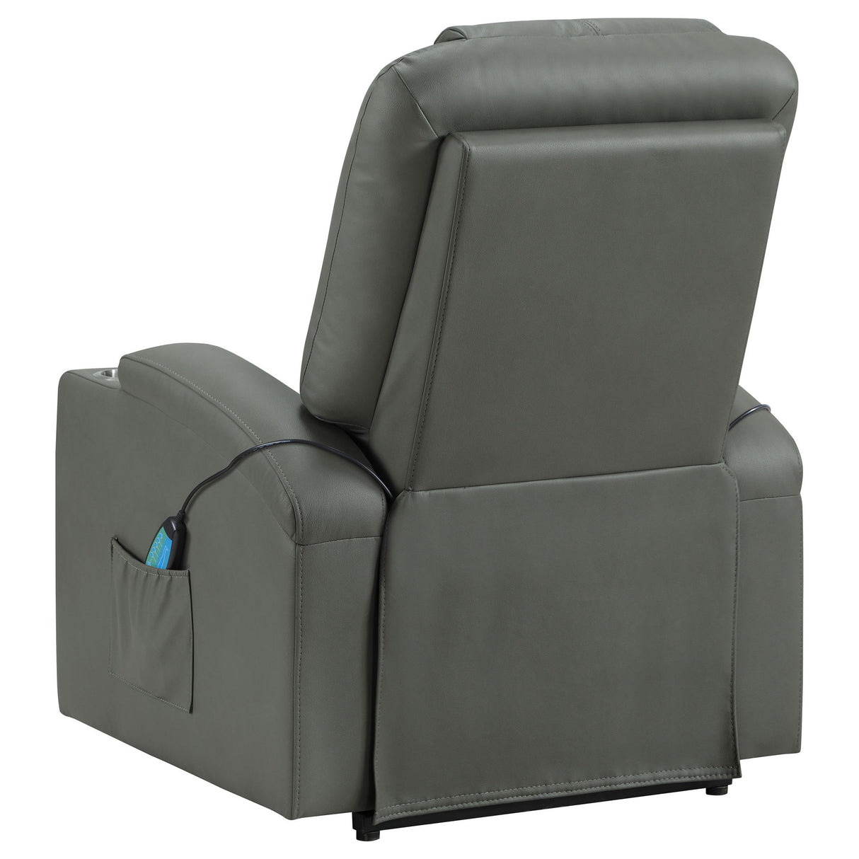 Macklin - Power Lift Massage Recliner With Heat And Dual Cupholders