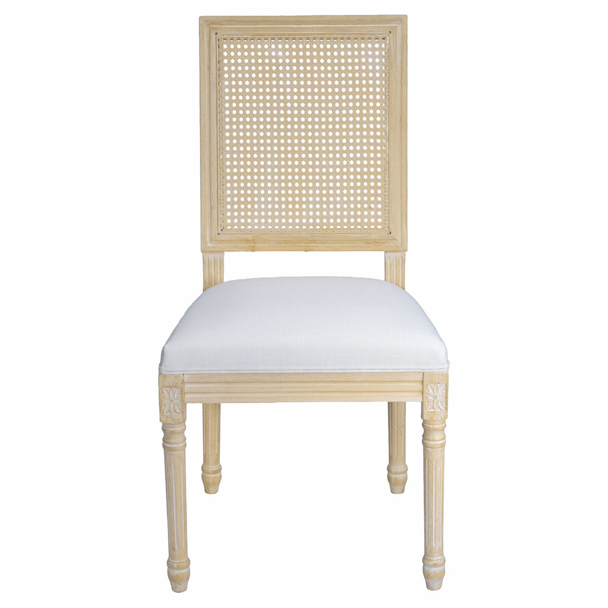 Dining Chairs With Square Back (Set of 2)