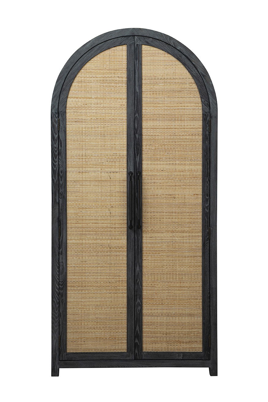 Eloise - Cabinet - Black / Light Brown