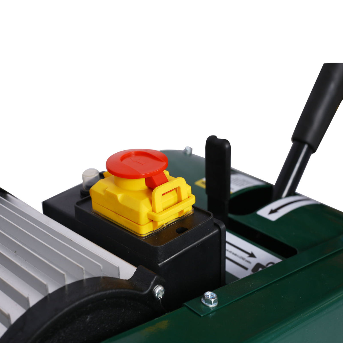 Double Flywheel Electric Log Splitter 7 Ton Portable Firewood Machine Steel - Black
