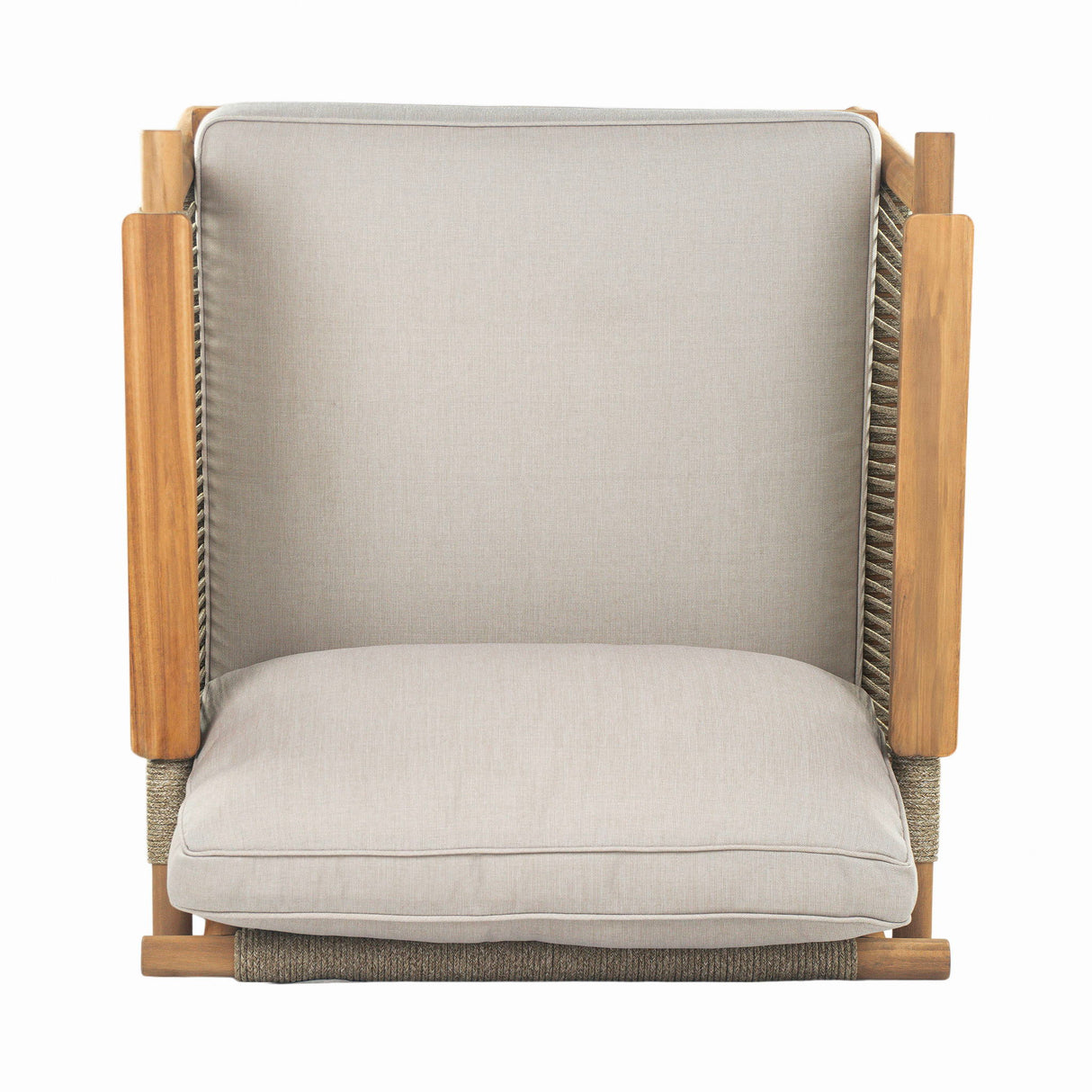 Sumbawa - Outdoor Club Chair - Teak / Beige