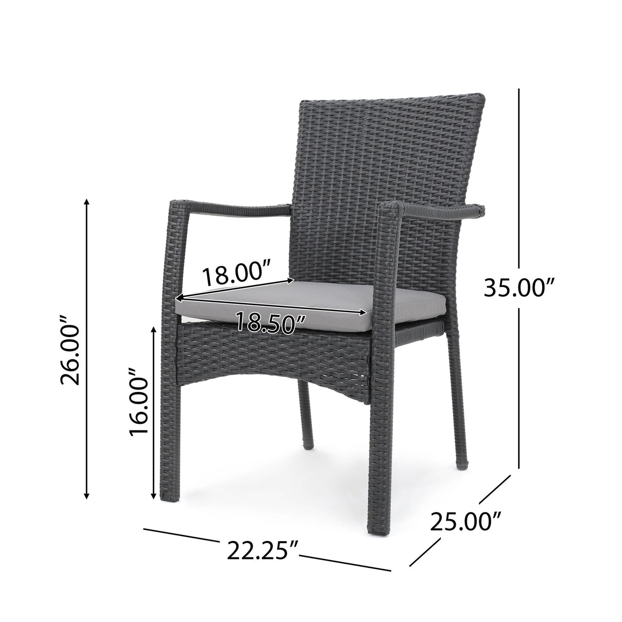Corsica - Dining Chair (Set of 2) - Gray