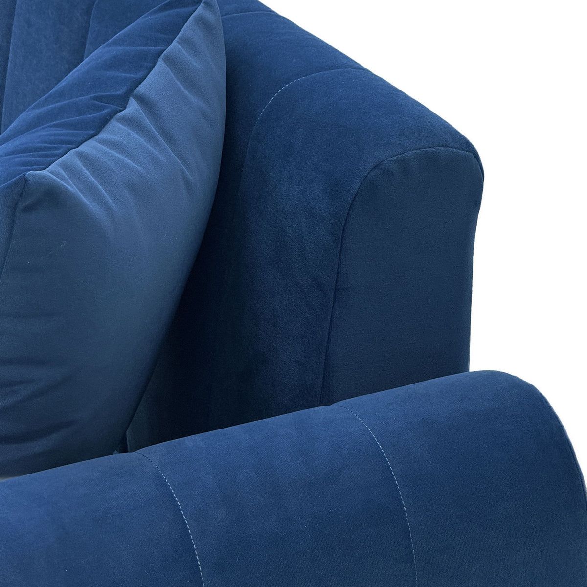 2 Piece Sofa 3 Seater Sofas Set - Blue