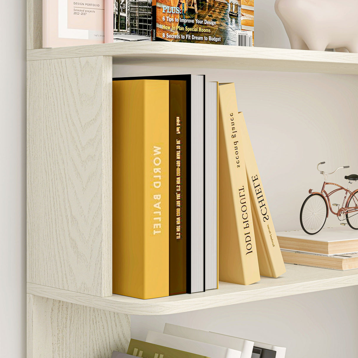 L-Shaped Corner Bookshelf
