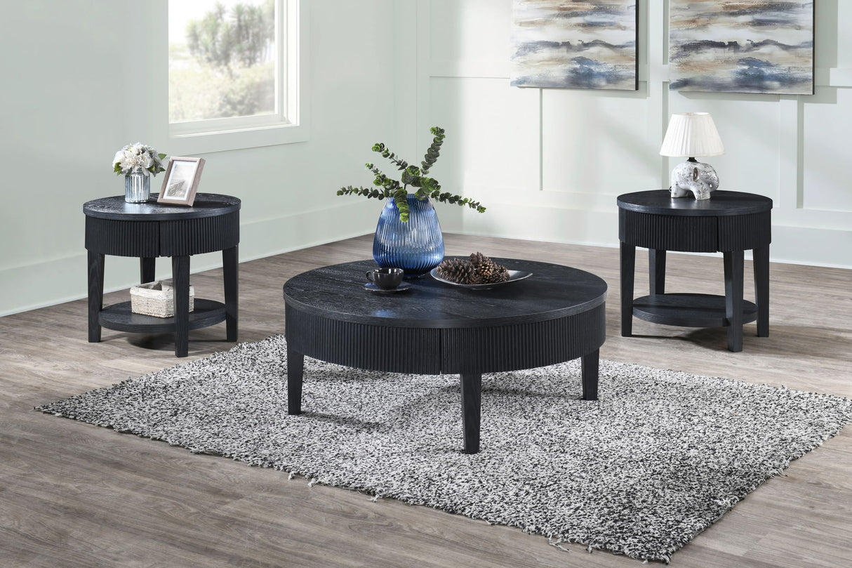 Tate - Round One Drawer Table