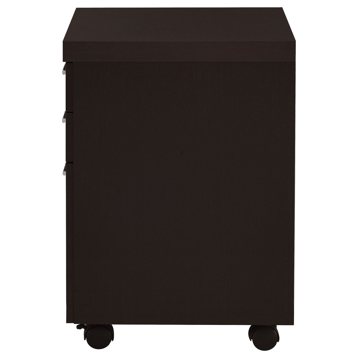 3 Drawer File Cabinetб Compact Office Storage For Home - Brown