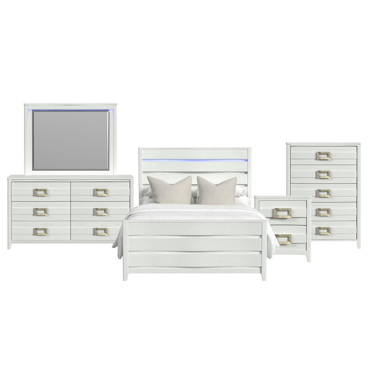 Tobias - Bedroom Set With LED
