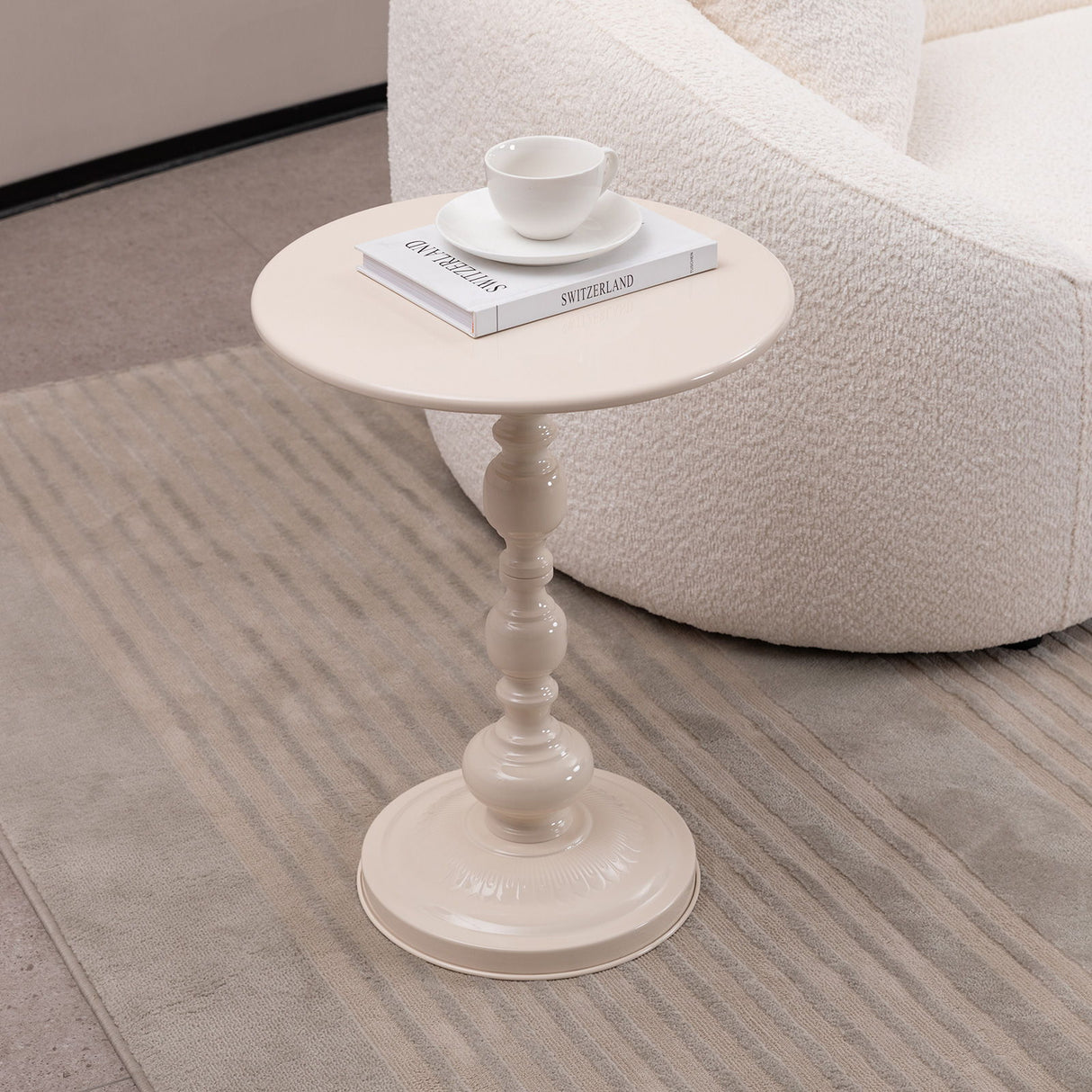 Round Side Table For Living Room