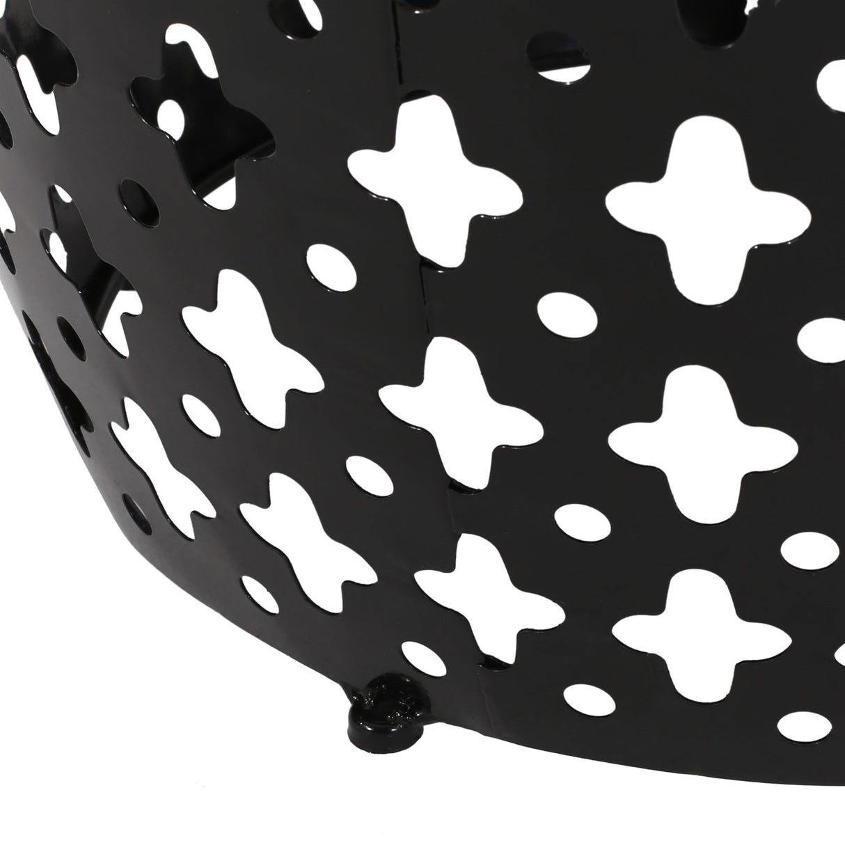 Metal End Table Large - Black