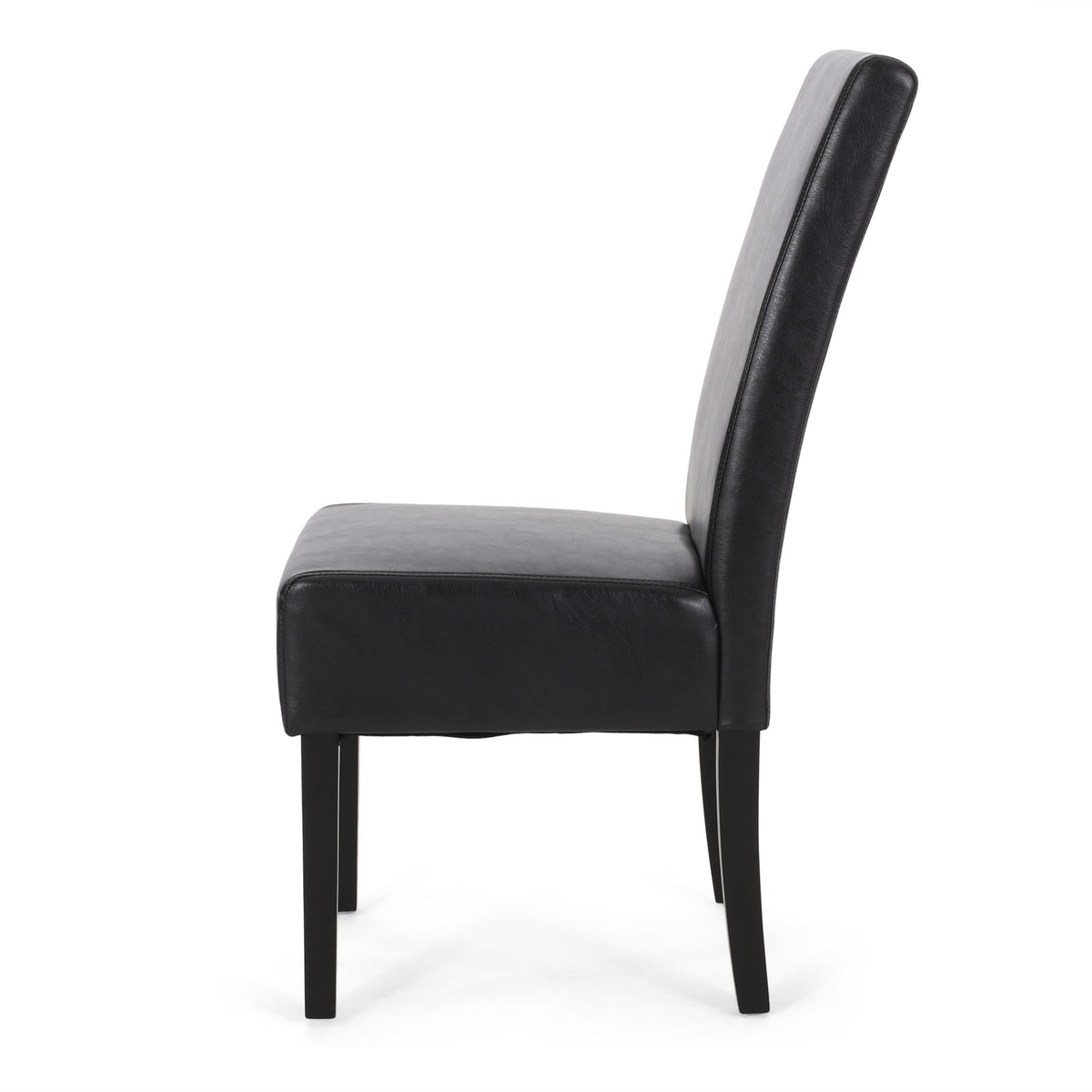 Contemporary Dining Chair With Rubberwood Legs (Set of 2)