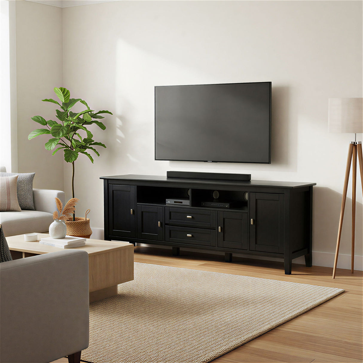 Warm Shaker - Handcrafted TV Media Stand