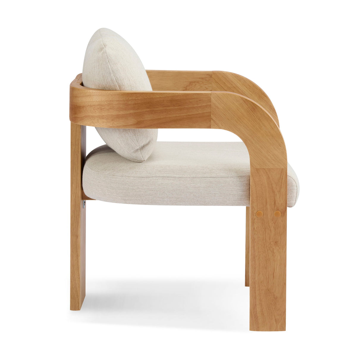Dining Chairs With Pillow Back (Set of 2)