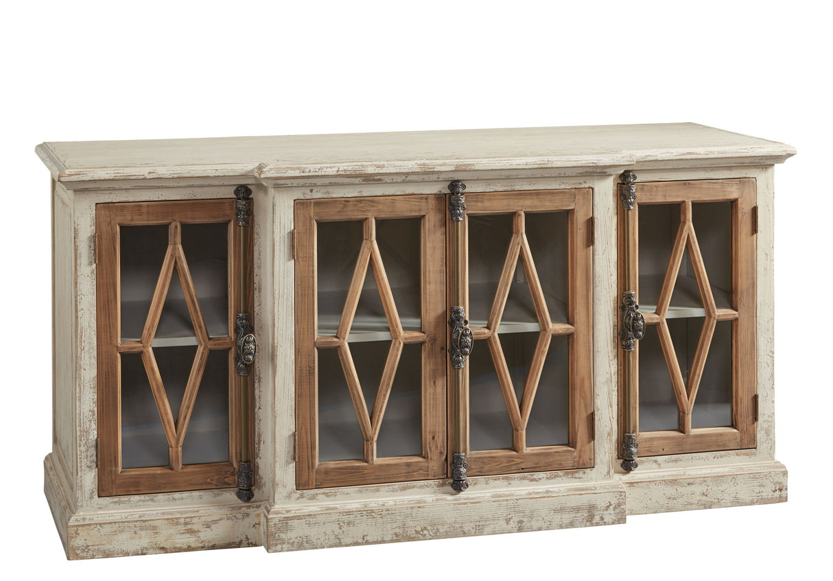 Dove Stalone - Glass Front Server - Beige