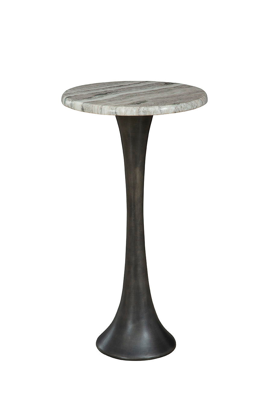 Trumpet - Martini Table - Silver / Black