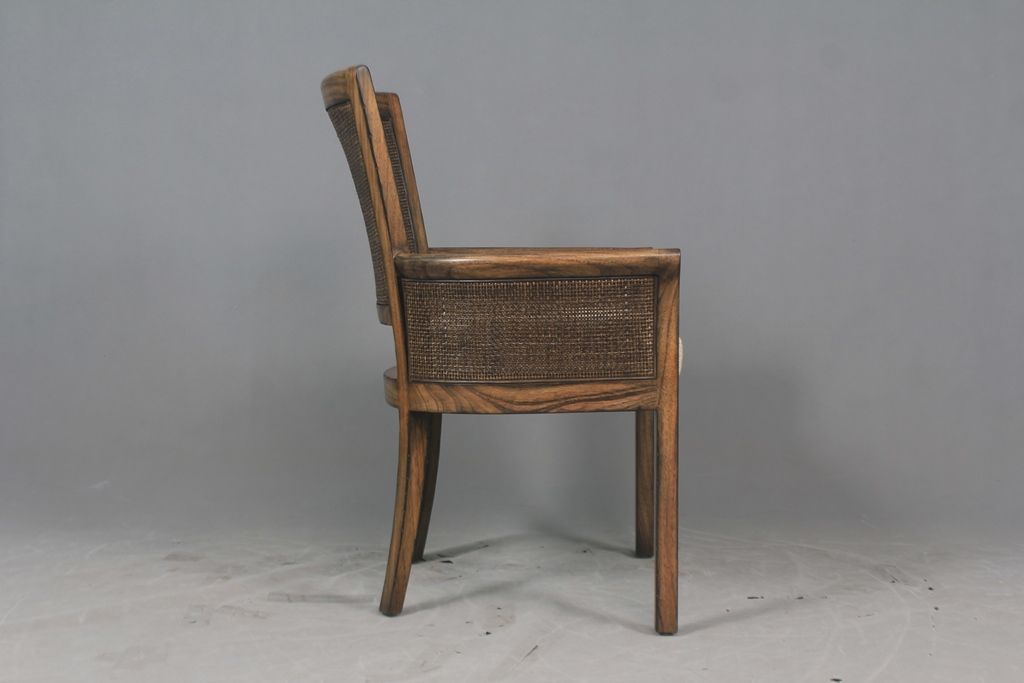 Langley - Arm Chair - Dark Brown