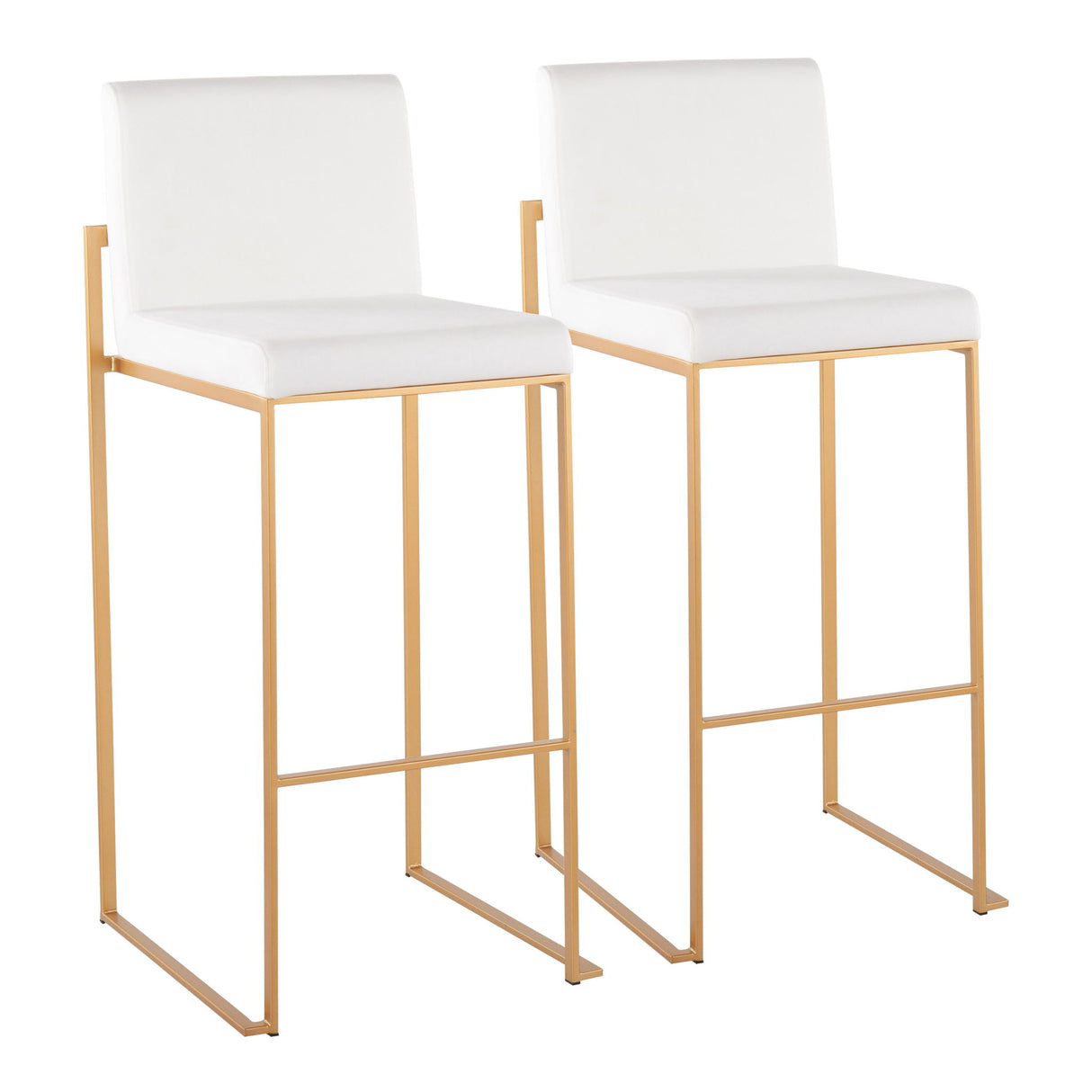 Fuji - Contemporary Design High Back Barstool