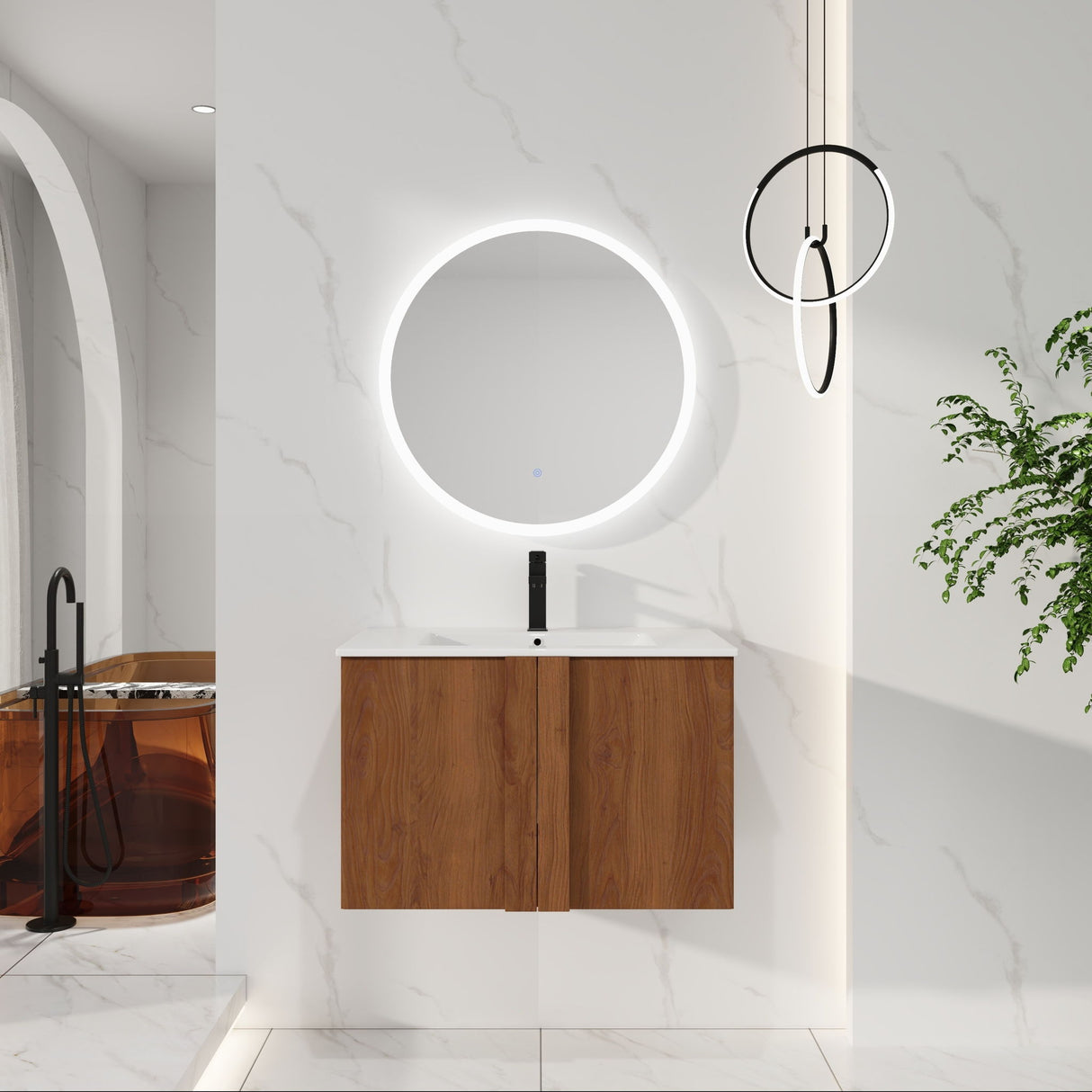 Floating Bathroom Vanity With Sink Combo