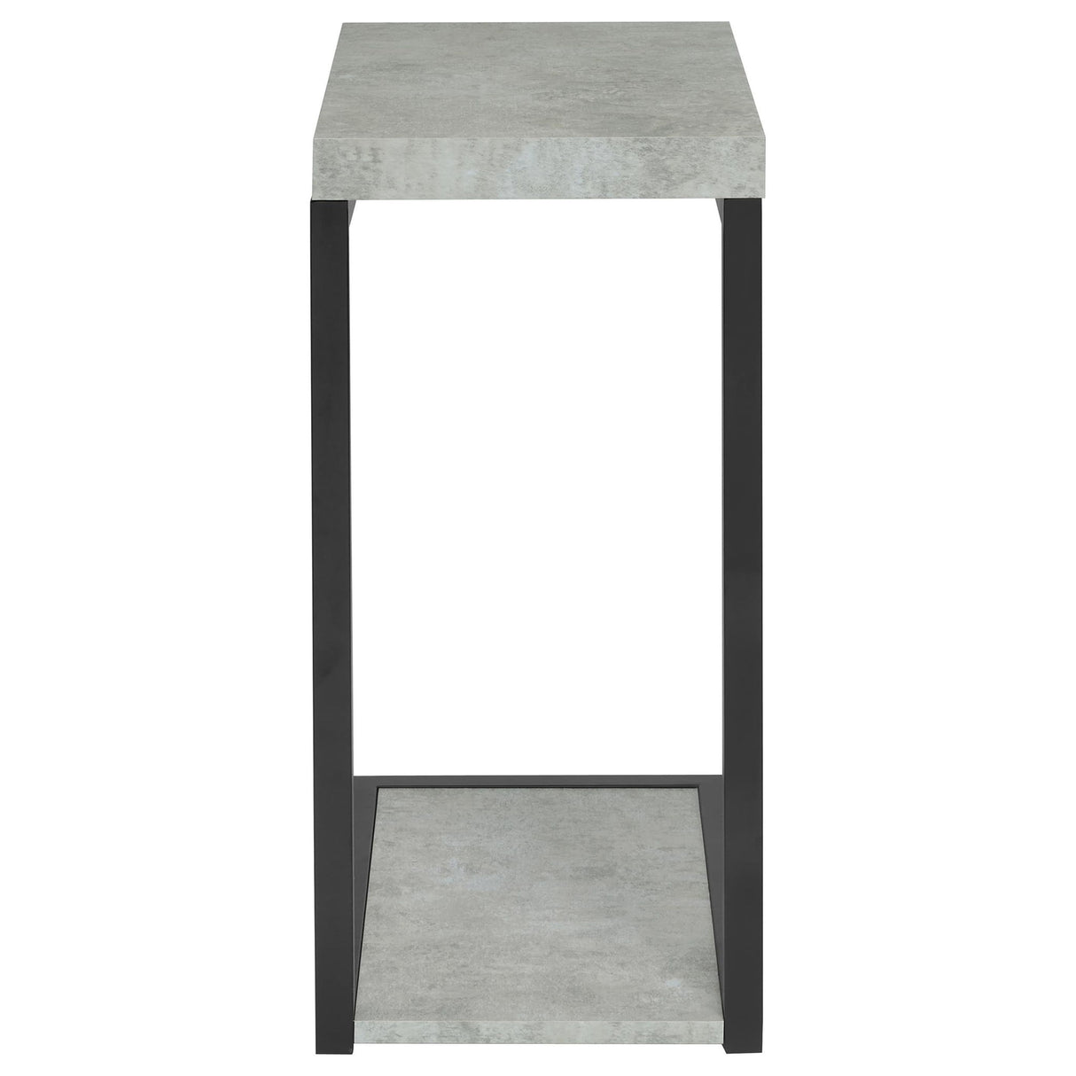 Snack Table With Industrial Base