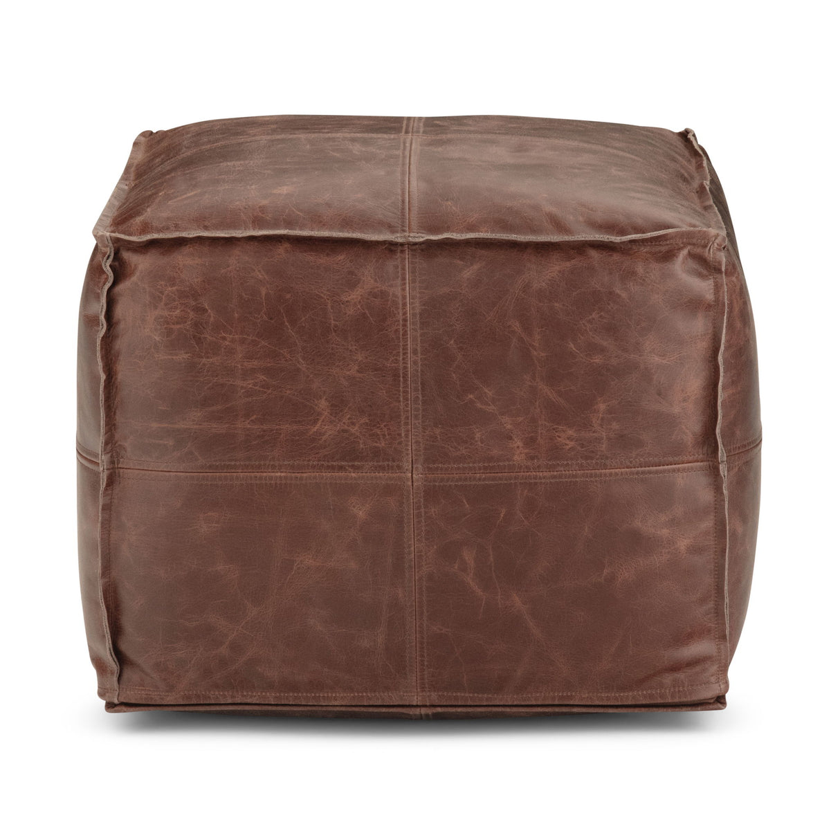 Sheffield - Handcrafted Square Pouf