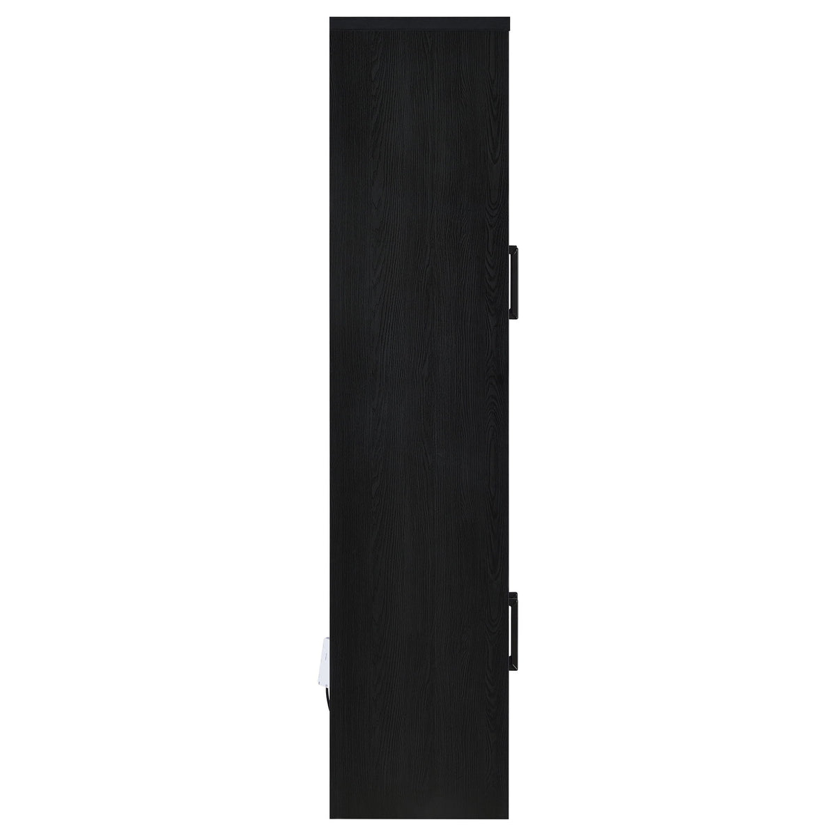 Shayne - 4 Door Display Cabinet With LED Lighting - Black